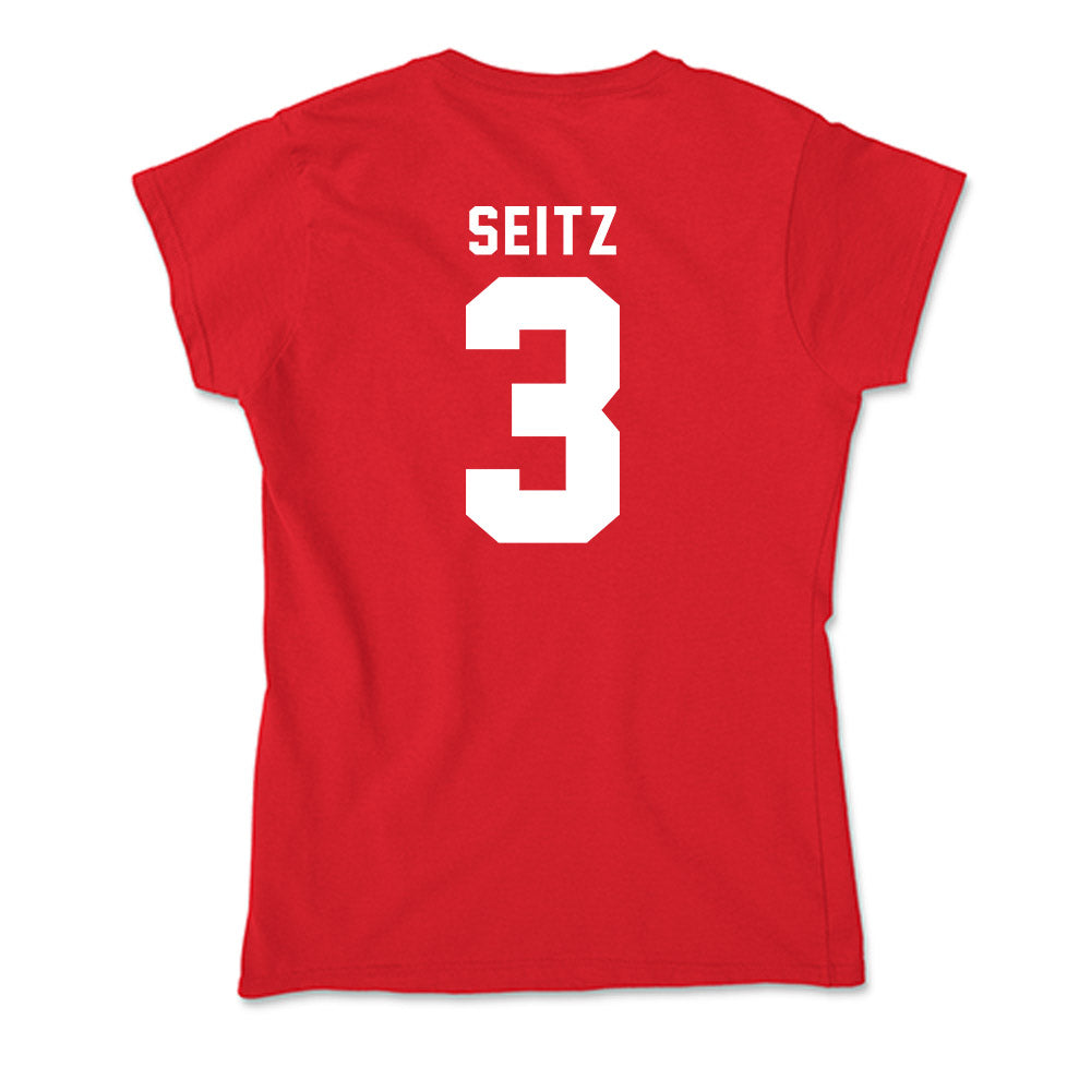 Bradley - NCAA Softball : Brynna Seitz - Soft Style Women’s T-Shirt-1