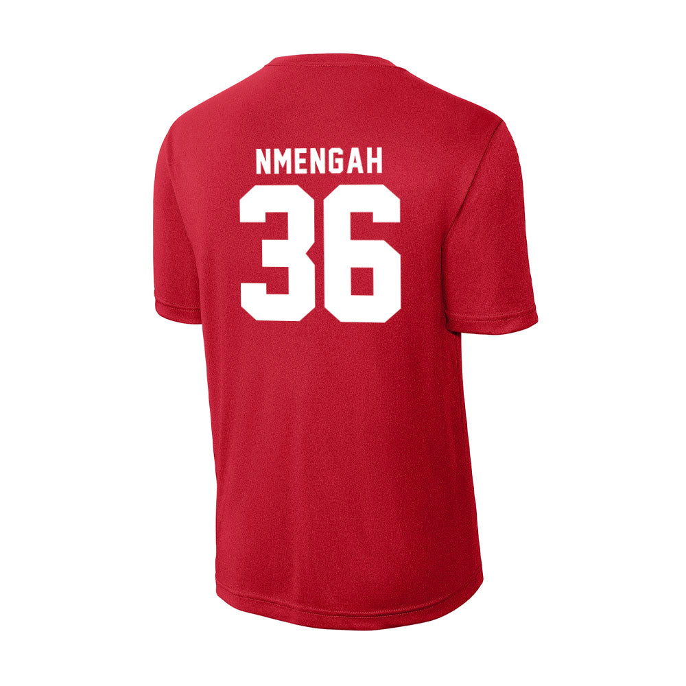 Bradley - NCAA Men's Soccer : Franc Nmengah - Activewear T-Shirt-1