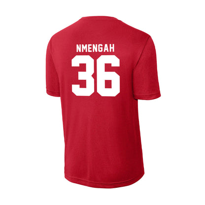 Bradley - NCAA Men's Soccer : Franc Nmengah - Activewear T-Shirt-1