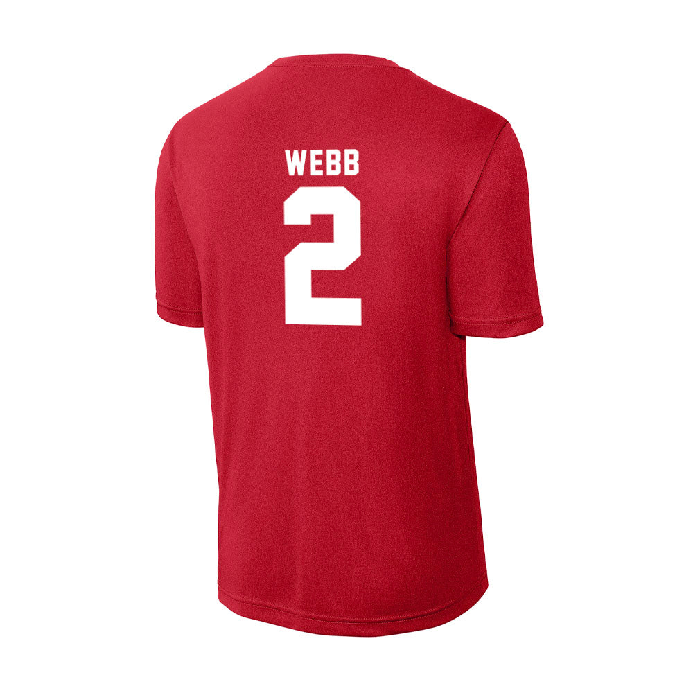 Bradley - NCAA Softball : Hailey Webb - Activewear T-Shirt-1