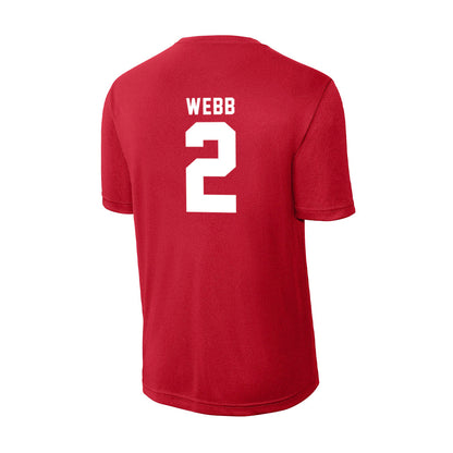 Bradley - NCAA Softball : Hailey Webb - Activewear T-Shirt-1