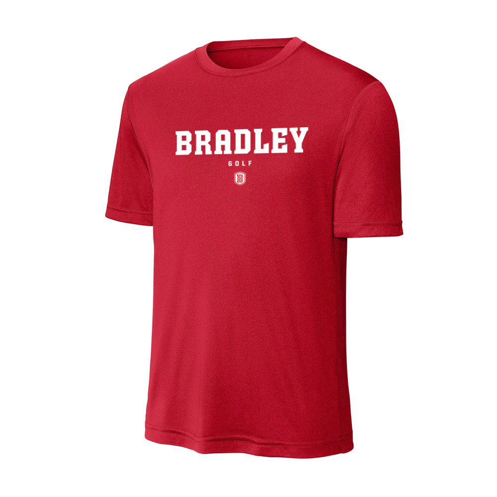 Bradley - NCAA Men's Golf : Tanner Leonard - Activewear T-Shirt-0