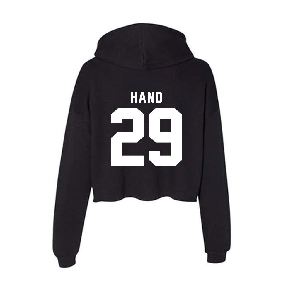 SIU Carbondale - NCAA Baseball : Nolan Hand - Women's Crop Fleece Hoodie-1