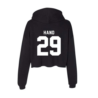 SIU Carbondale - NCAA Baseball : Nolan Hand - Women's Crop Fleece Hoodie-1