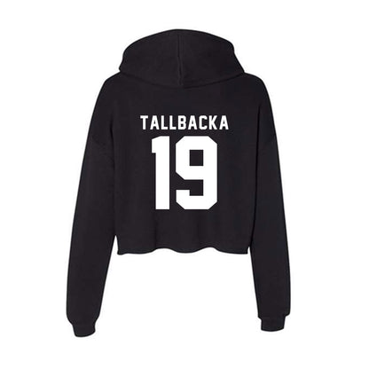 SIU Carbondale - NCAA Women's Soccer : Katelyn Tallbacka - Women's Crop Fleece Hoodie-1