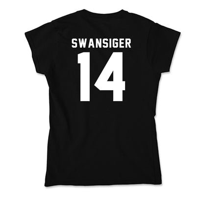SIU Carbondale - NCAA Women's Volleyball : Ella Swansiger - Soft Style Women’s T-Shirt-1