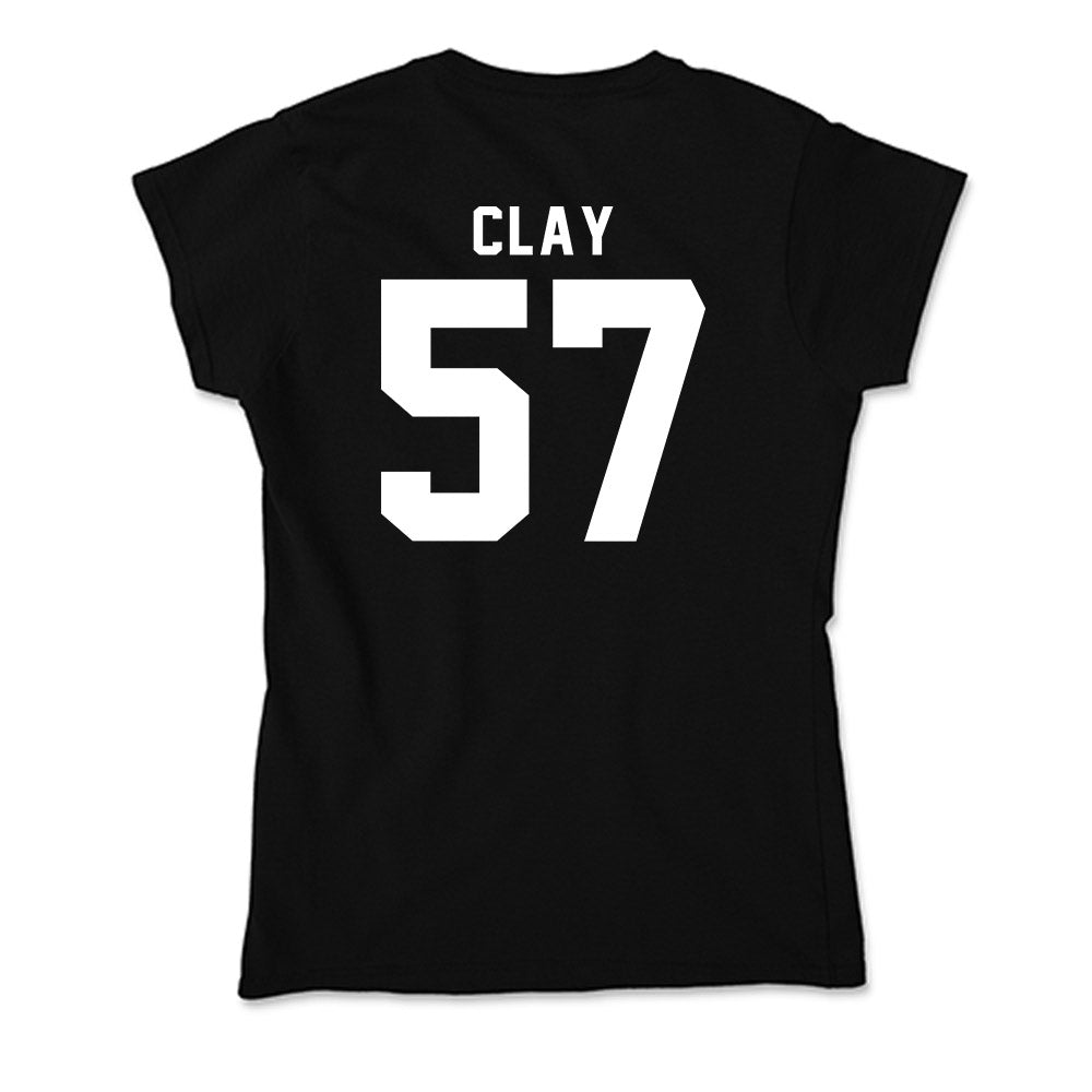 SIU Carbondale - NCAA Football : Kaden Clay - Soft Style Women’s T-Shirt-1
