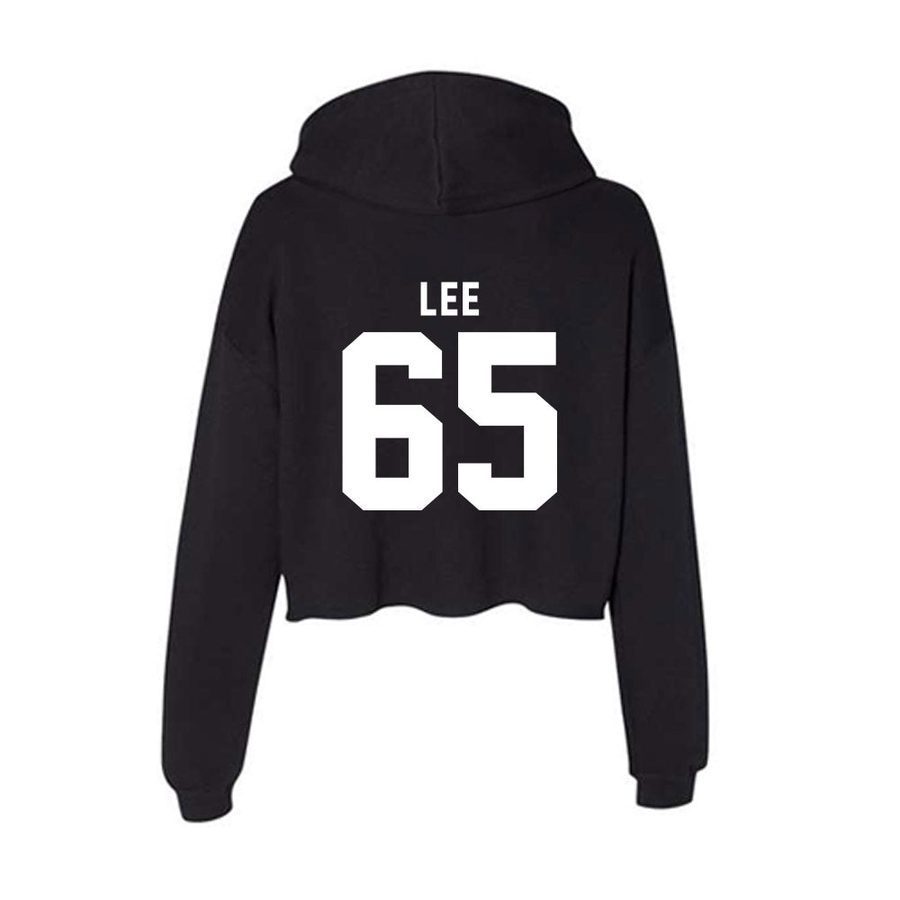 SIU Carbondale - NCAA Football : Owen Lee - Women's Crop Fleece Hoodie-1