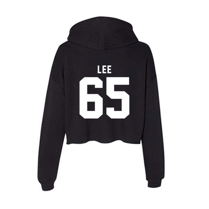 SIU Carbondale - NCAA Football : Owen Lee - Women's Crop Fleece Hoodie-1