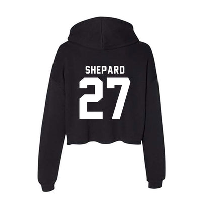 SIU Carbondale - NCAA Baseball : Troy Shepard - Women's Crop Fleece Hoodie-1