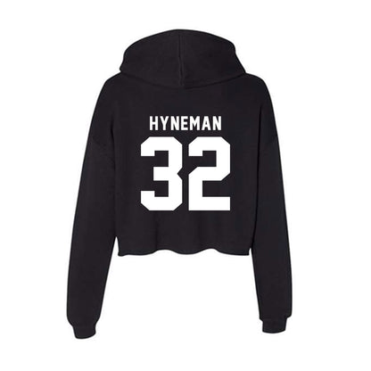 SIU Carbondale - NCAA Baseball : Josh Hyneman - Women's Crop Fleece Hoodie-1