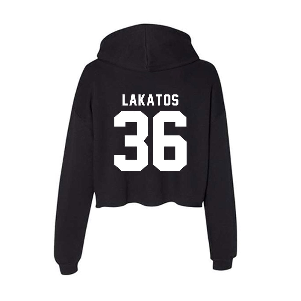 SIU Carbondale - NCAA Football : Clayton Lakatos - Women's Crop Fleece Hoodie-1