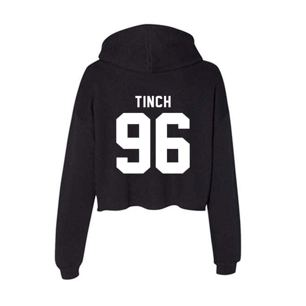 SIU Carbondale - NCAA Football : Gavin Tinch - Women's Crop Fleece Hoodie-1