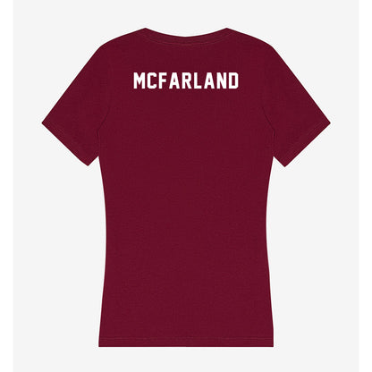 SIU Carbondale - NCAA Women's Volleyball : Ella McFarland - Women's V-Neck T-Shirt-1