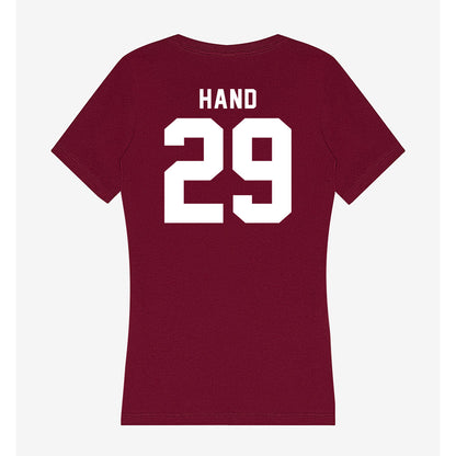 SIU Carbondale - NCAA Baseball : Nolan Hand - Women's V-Neck T-Shirt-1