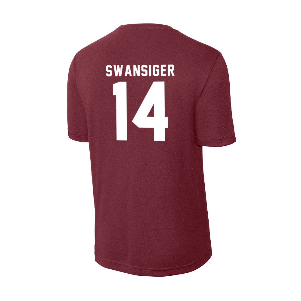 SIU Carbondale - NCAA Women's Volleyball : Ella Swansiger - Activewear T-Shirt-1