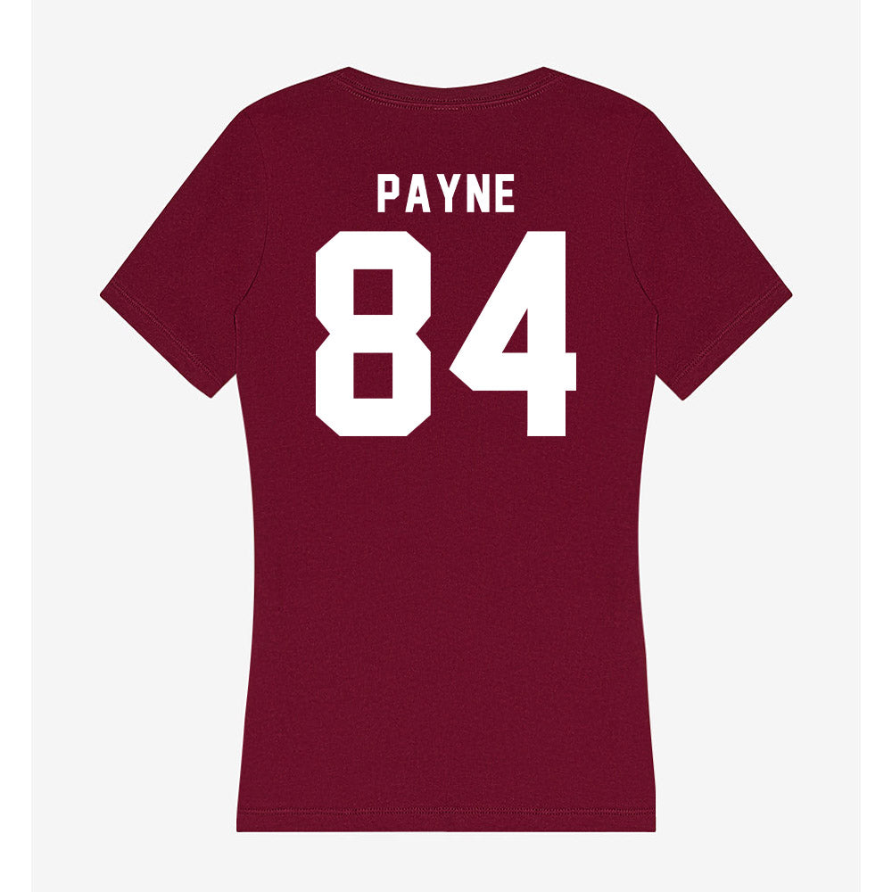 SIU Carbondale - NCAA Football : Tristen Payne - Women's V-Neck T-Shirt-1