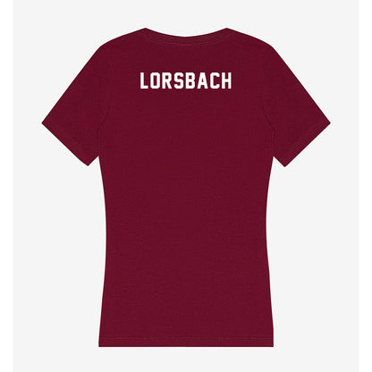 SIU Carbondale - NCAA Men's Track & Field : Finja Lorsbach - Women's V-Neck T-Shirt-1