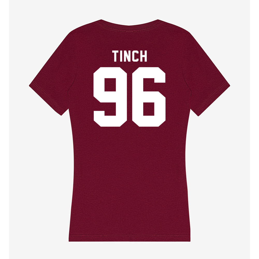 SIU Carbondale - NCAA Football : Gavin Tinch - Women's V-Neck T-Shirt-1