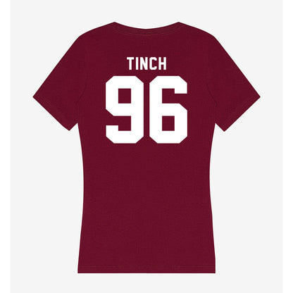 SIU Carbondale - NCAA Football : Gavin Tinch - Women's V-Neck T-Shirt-1