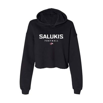 SIU Carbondale - NCAA Football : Gavin Shepard - Women's Crop Fleece Hooded Sweatshirt-0