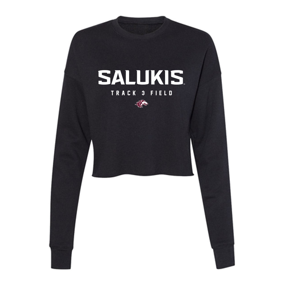 SIU Carbondale - NCAA Women's Track & Field : Kylee Weber - Women's Cropped Crew Fleece-0