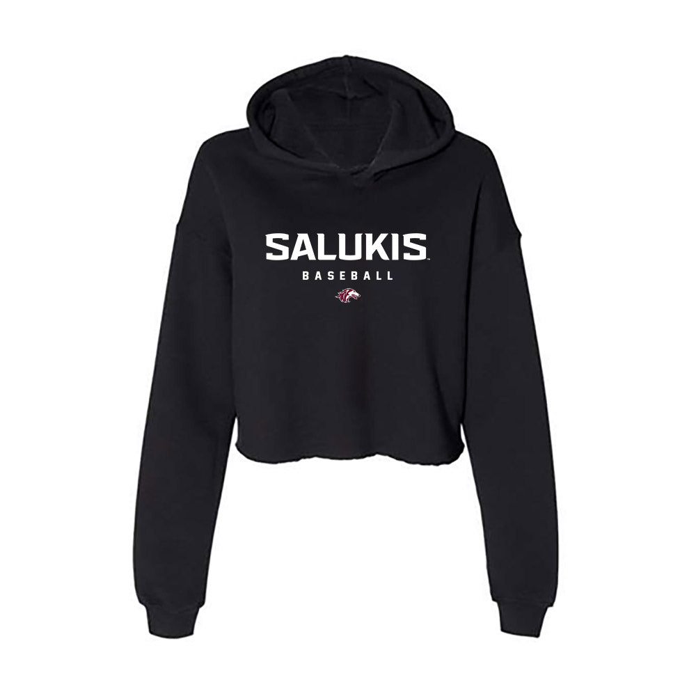 SIU Carbondale - NCAA Baseball : Jack MacIntosh - Women's Crop Fleece Hoodie-0