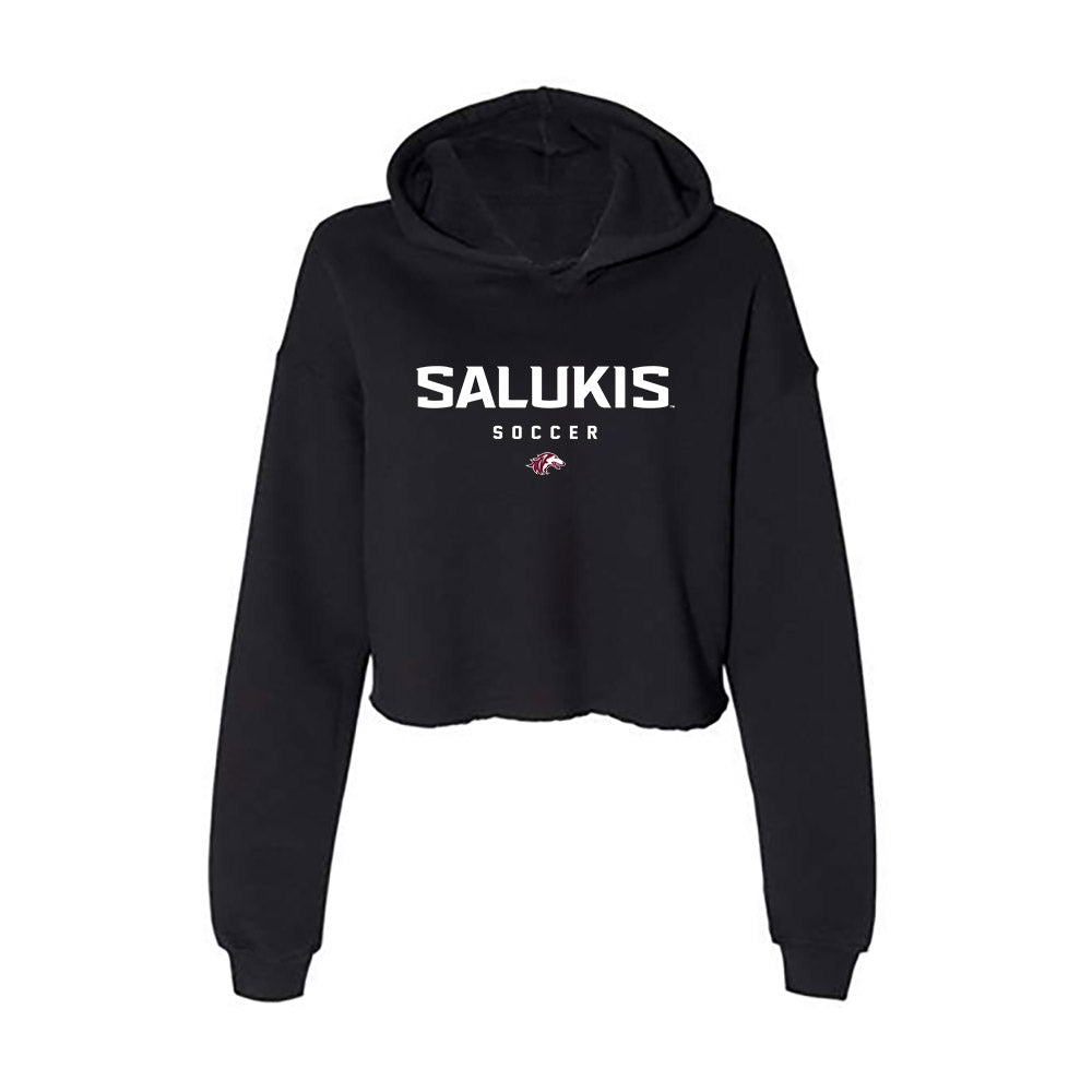 SIU Carbondale - NCAA Women's Soccer : Katelyn Tallbacka - Women's Crop Fleece Hoodie-0