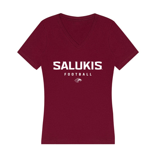 SIU Carbondale - NCAA Football : Joshua Bolden - Women's V-Neck T-Shirt-0
