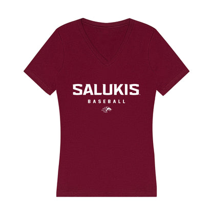 SIU Carbondale - NCAA Baseball : Jack MacIntosh - Women's V-Neck T-Shirt-0