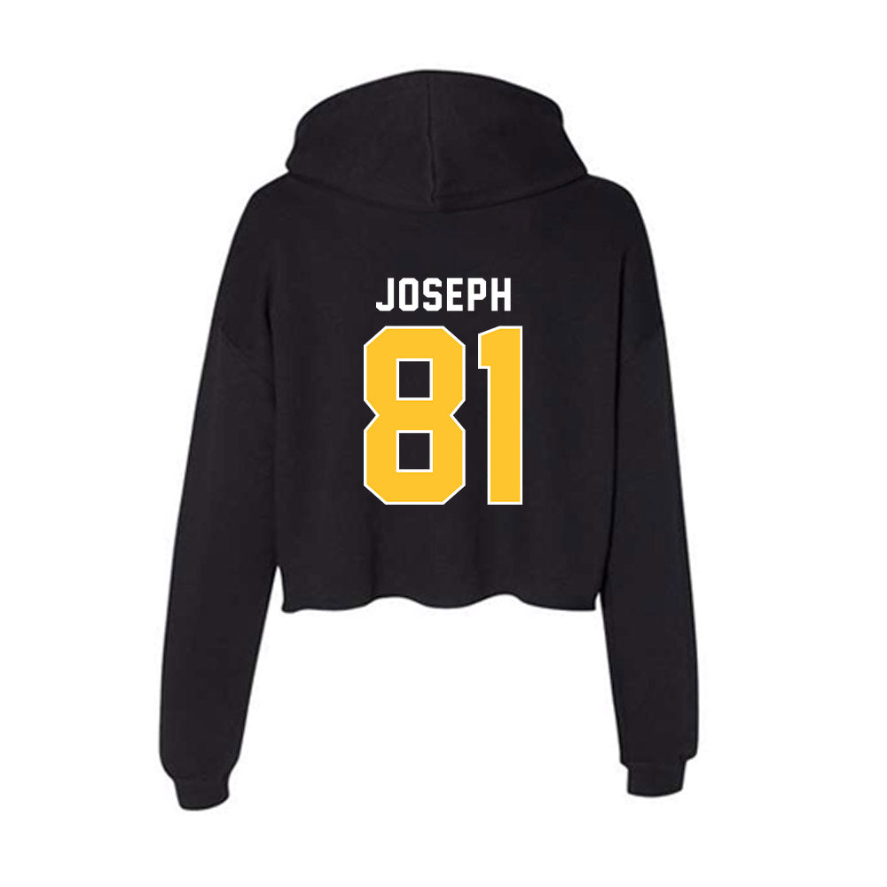 SELU - NCAA Football : Dkhai Joseph - Women's Crop Fleece Hoodie-1