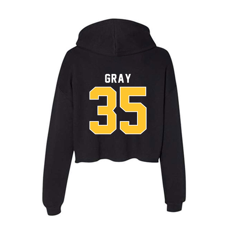 SELU - NCAA Baseball : Dalton Gray - Women's Crop Fleece Hoodie-1