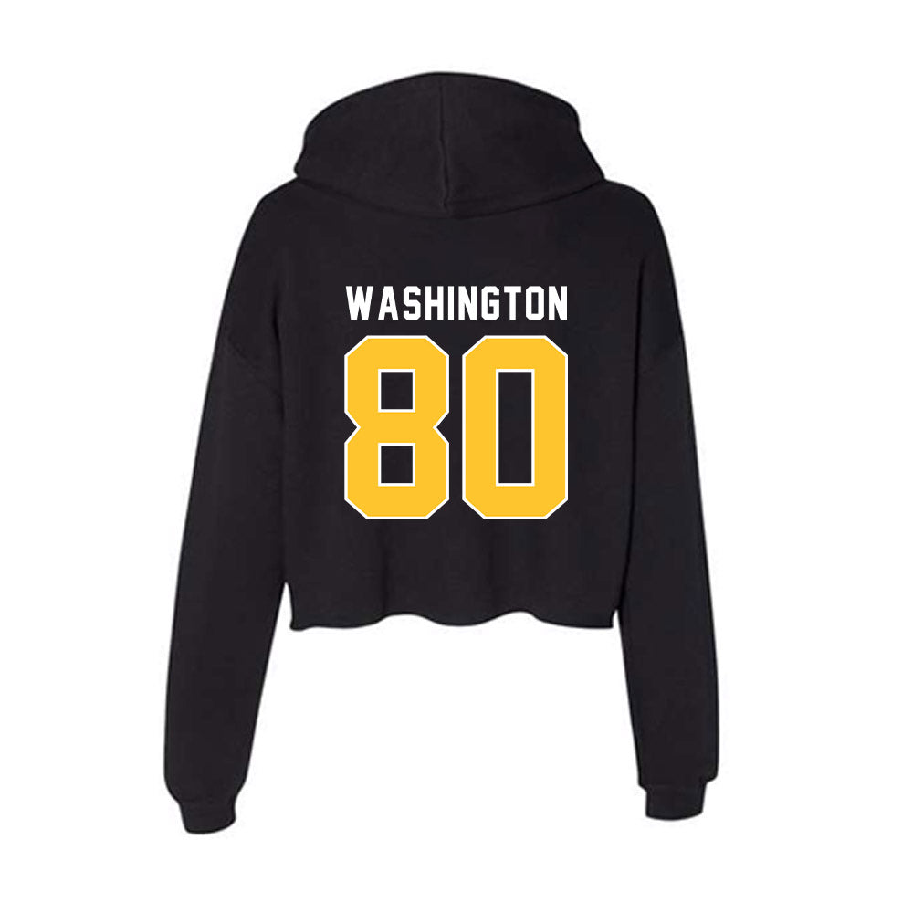 SELU - NCAA Football : AD Washington - Women's Crop Fleece Hoodie-1