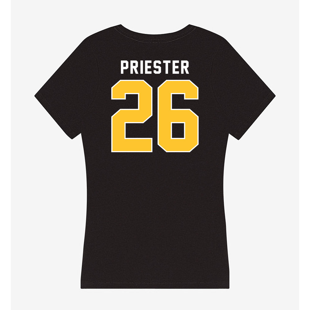 SELU - NCAA Baseball : Blase Priester - Women's V-Neck T-Shirt-1