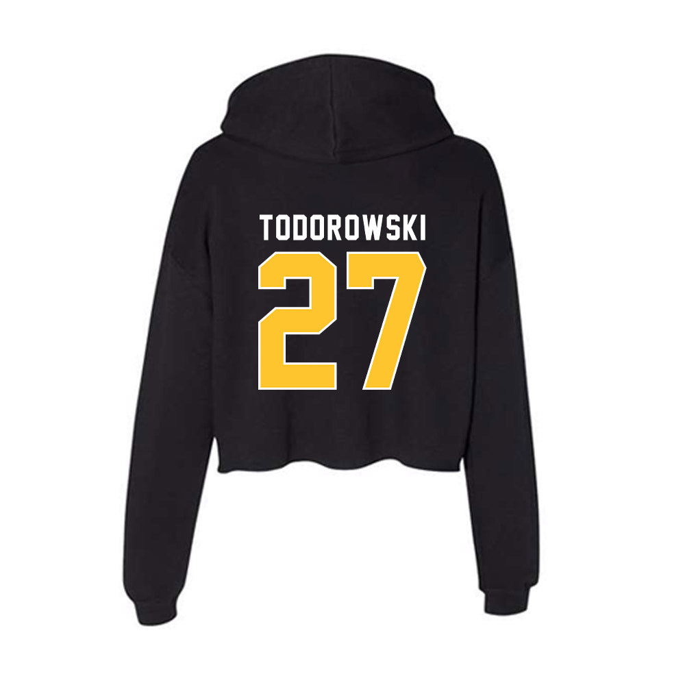 SELU - NCAA Baseball : Triston Todorowski - Women's Crop Fleece Hoodie-1