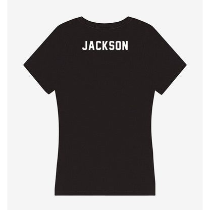 SELU - NCAA Women's Track & Field : Jaydan Jackson - Women's V-Neck T-Shirt-1