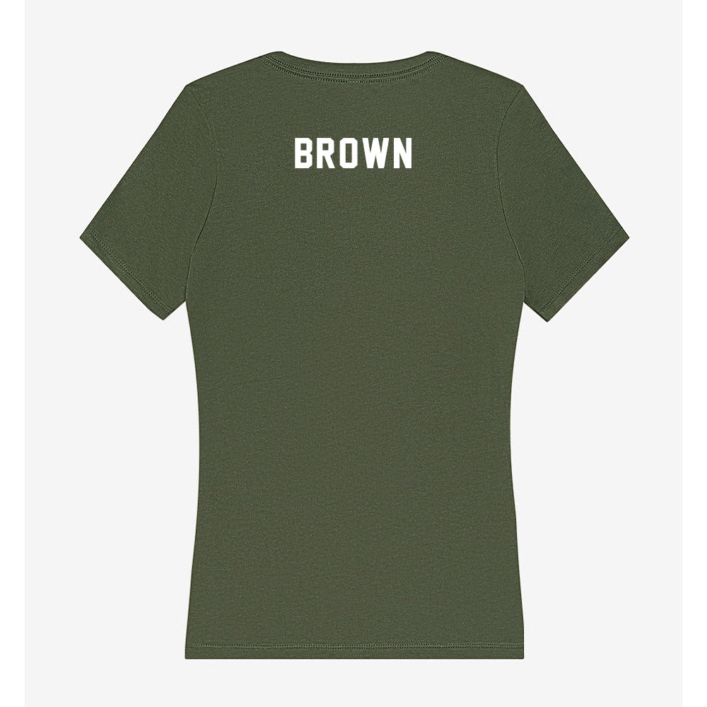 SLU - NCAA Women's Track & Field : Kaiyah Brown - Women's V-Neck T-Shirt-1