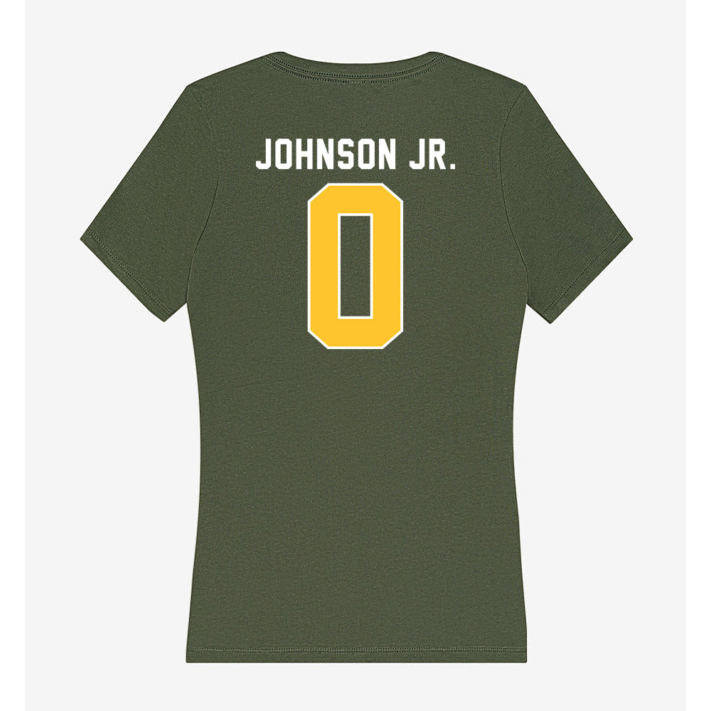 SLU - NCAA Football : Jirrea Johnson Jr. - Women's V-Neck T-Shirt-1