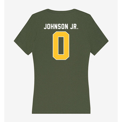 SLU - NCAA Football : Jirrea Johnson Jr. - Women's V-Neck T-Shirt-1
