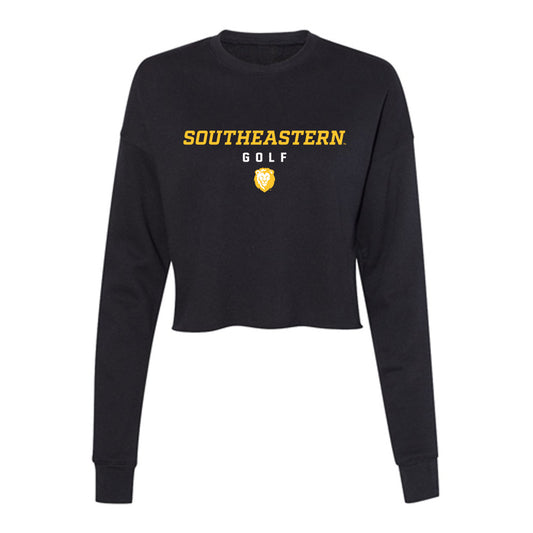 SELU - NCAA Men's Golf : Gavin Ingram - Women's Cropped Crew Fleece-0