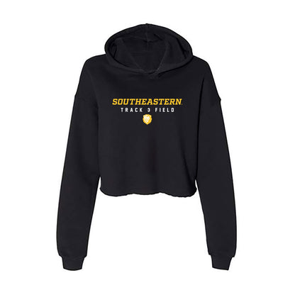 SELU - NCAA Women's Track & Field : Jaydan Jackson - Women's Crop Fleece Hoodie-0