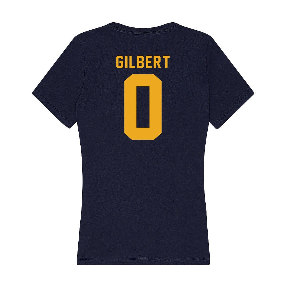 Texas A&M Commerce - NCAA Football : Tramar Gilbert - Women's V-Neck T-Shirt-1