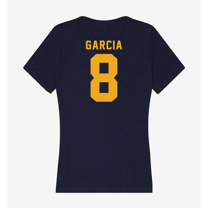 ETAMU - NCAA Men's Basketball : Damian Garcia - Women's V-Neck T-Shirt-1