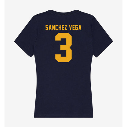 ETAMU - NCAA Men's Basketball : Mykol Sanchez Vega - Women's V-Neck T-Shirt-1