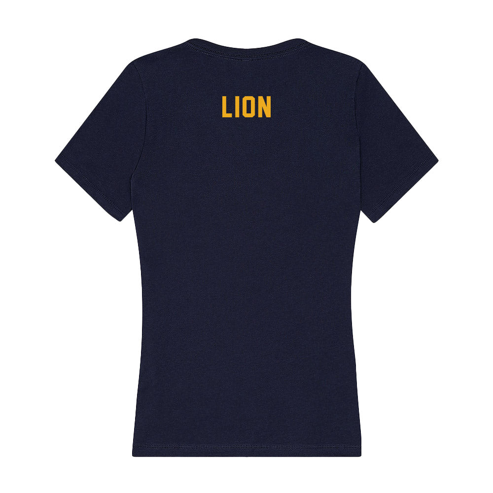 Texas A&M Commerce - NCAA Women's Track & Field : Roane Lion - Women's V-Neck T-Shirt-1