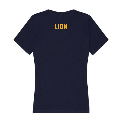 Texas A&M Commerce - NCAA Women's Track & Field : Roane Lion - Women's V-Neck T-Shirt-1