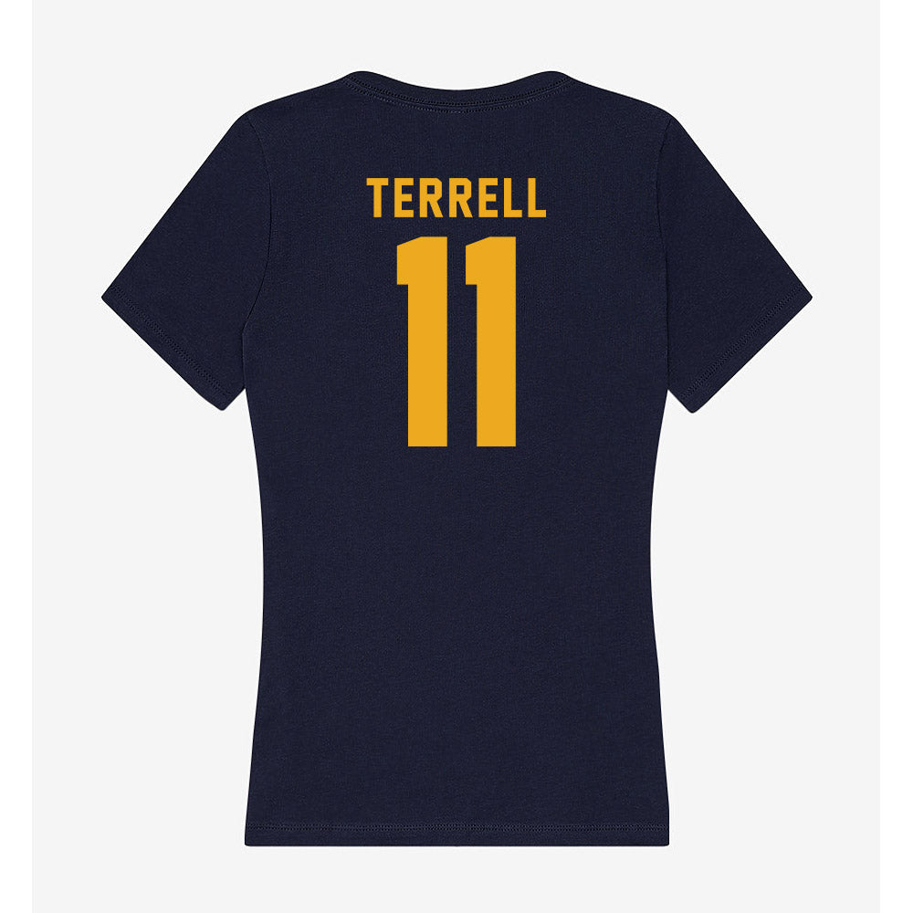 ETAMU - NCAA Softball : Nevaeh Terrell - Women's V-Neck T-Shirt-1