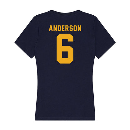 Texas A&M Commerce - NCAA Football : Kyree Anderson - Women's V-Neck T-Shirt-1
