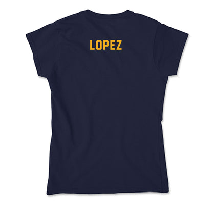 ETAMU - NCAA Women's Soccer : Laela Lopez - Soft Style Women’s T-Shirt-1