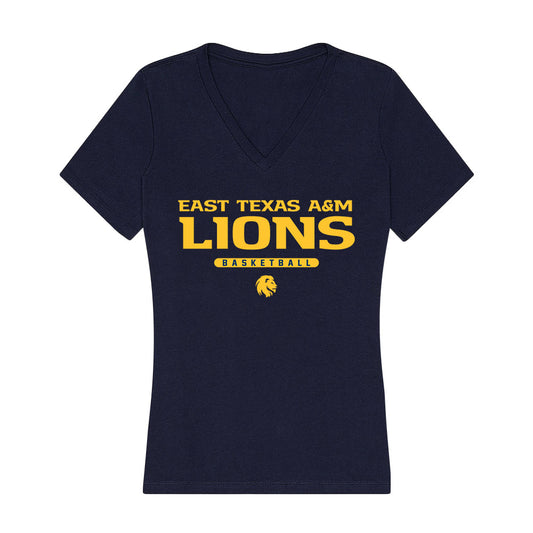 ETAMU - NCAA Men's Basketball : Mykol Sanchez Vega - Women's V-Neck T-Shirt-0